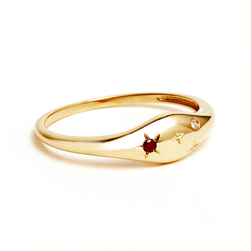 Ring Zodiac in gold - Yaretzi