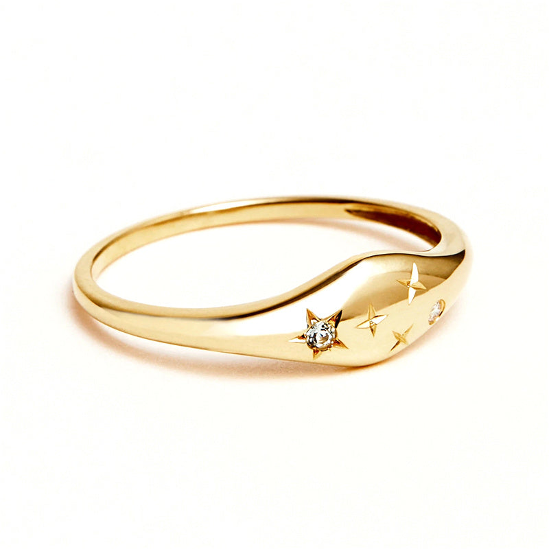Ring Zodiac in gold - Yaretzi