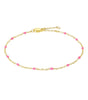 Bracelet Color Epoxy  in gold and silver- Avi