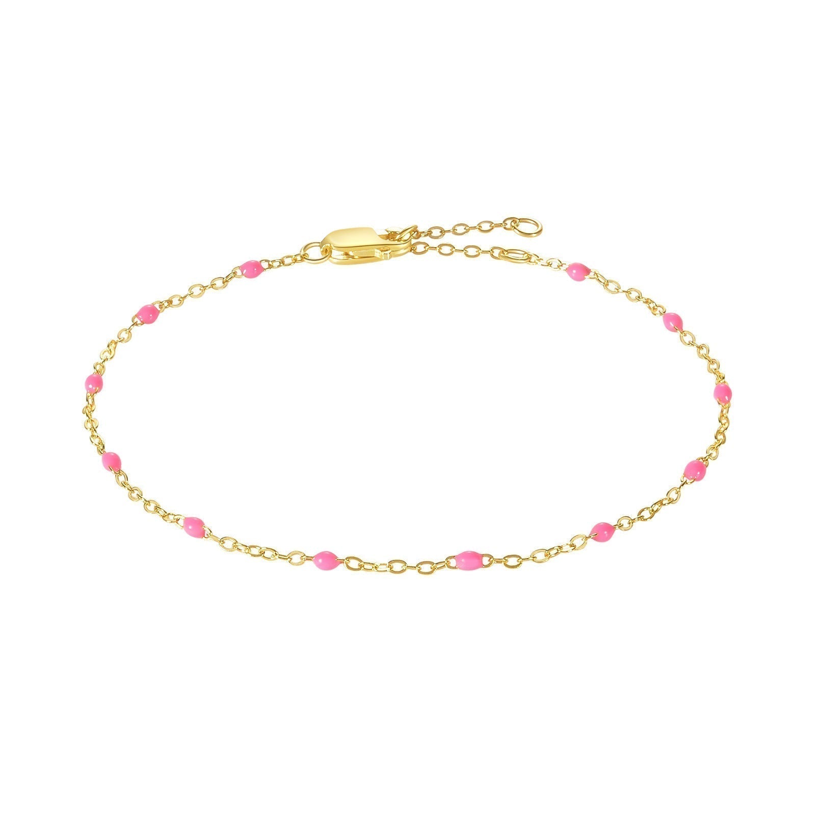 Bracelet Color Epoxy  in gold and silver- Avi