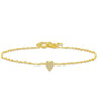 Bracelet Heart Ornament  in gold and silver- Azaria