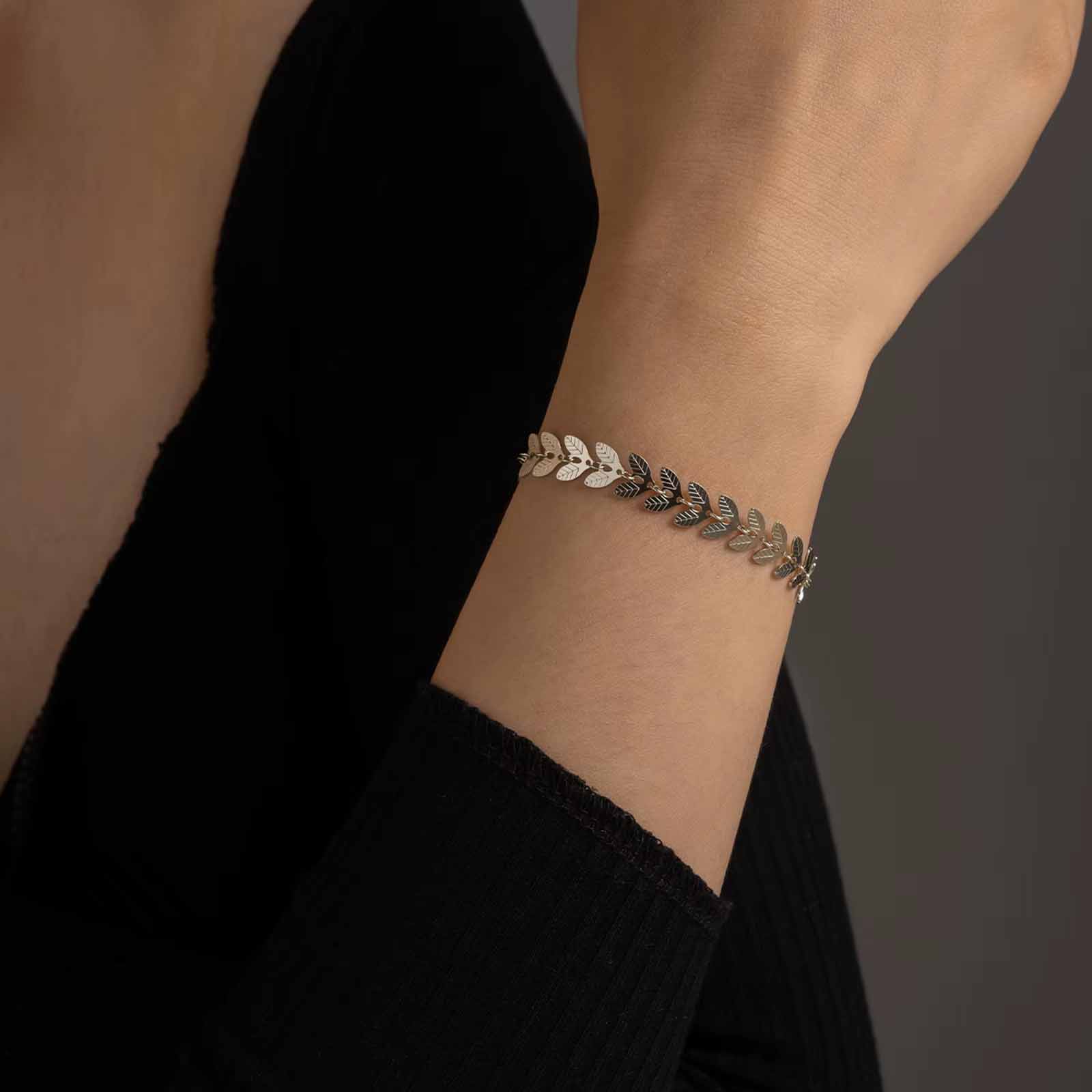 Bracelet Livona's Peace  in gold and silver- Carolina