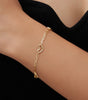 Bracelet Soulmate Bond  in gold and silver - Chaya