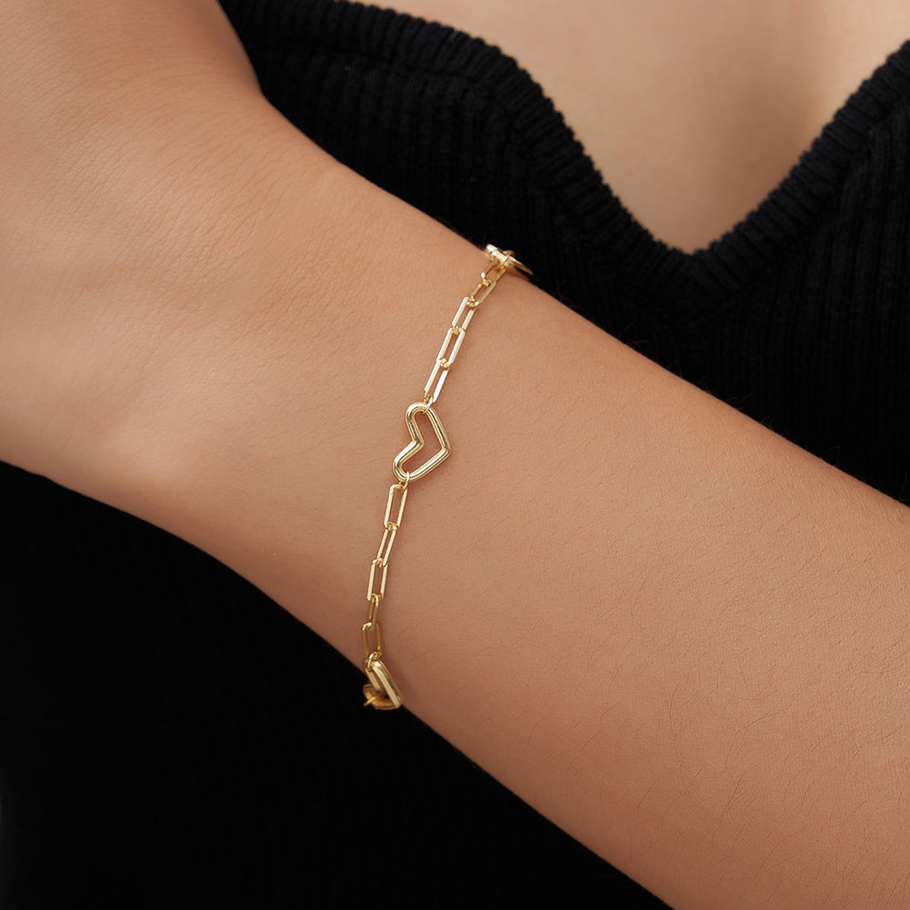 Bracelet Soulmate Bond  in gold and silver - Chaya