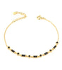 Bracelet Stitching Stone  in gold and silver- Webster