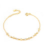 Bracelet Stitching Stone  in gold and silver- Webster