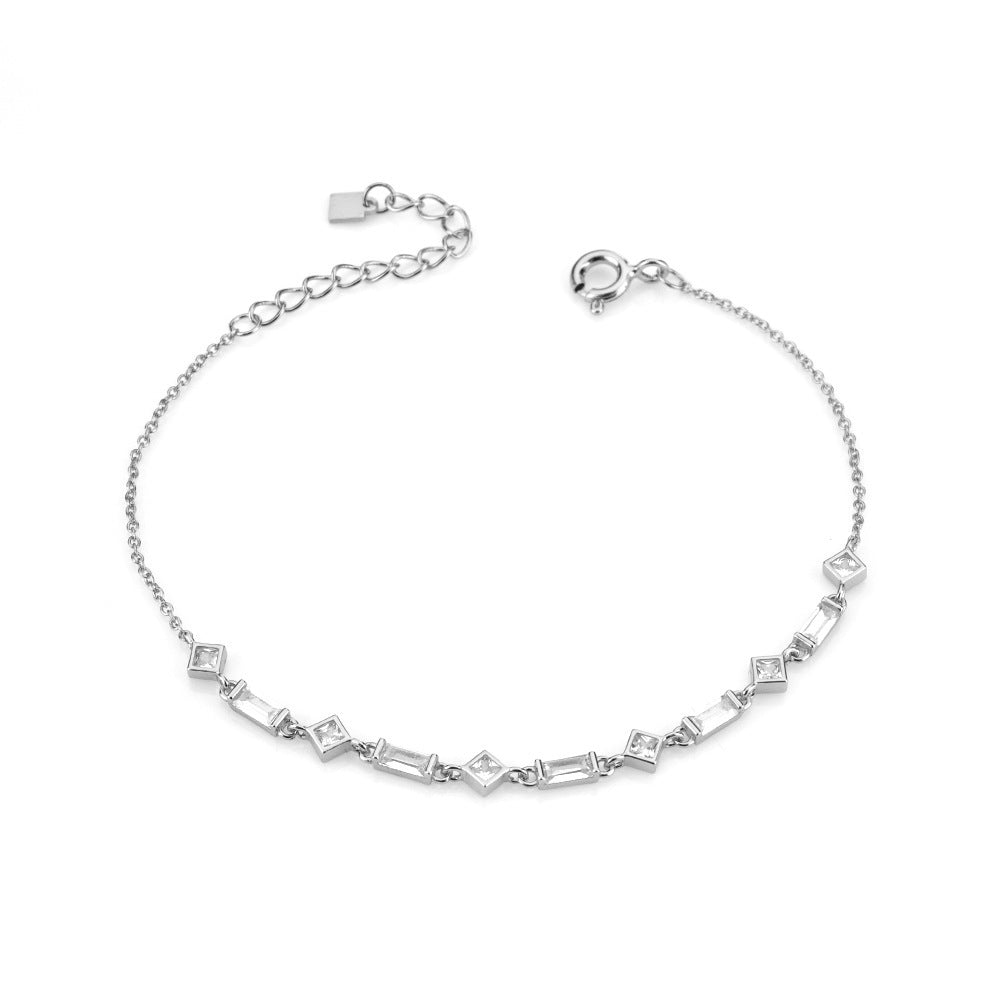 Bracelet Stitching Stone  in gold and silver- Webster
