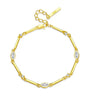 Bracelet Vintage Vogue  in gold and silver - Molina