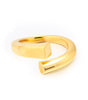 Geometric Gold statement ring - Maci