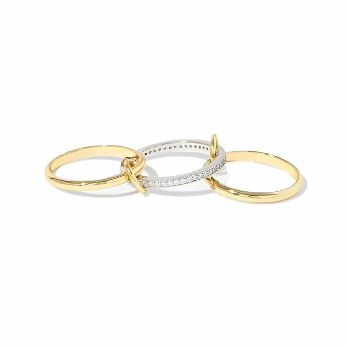 Elegant Tripple twisted ring - Solara