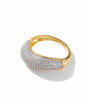 Valkyria Curve rings in gold and silver - Carleigh