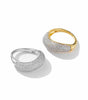 Valkyria Curve rings in gold and silver - Carleigh
