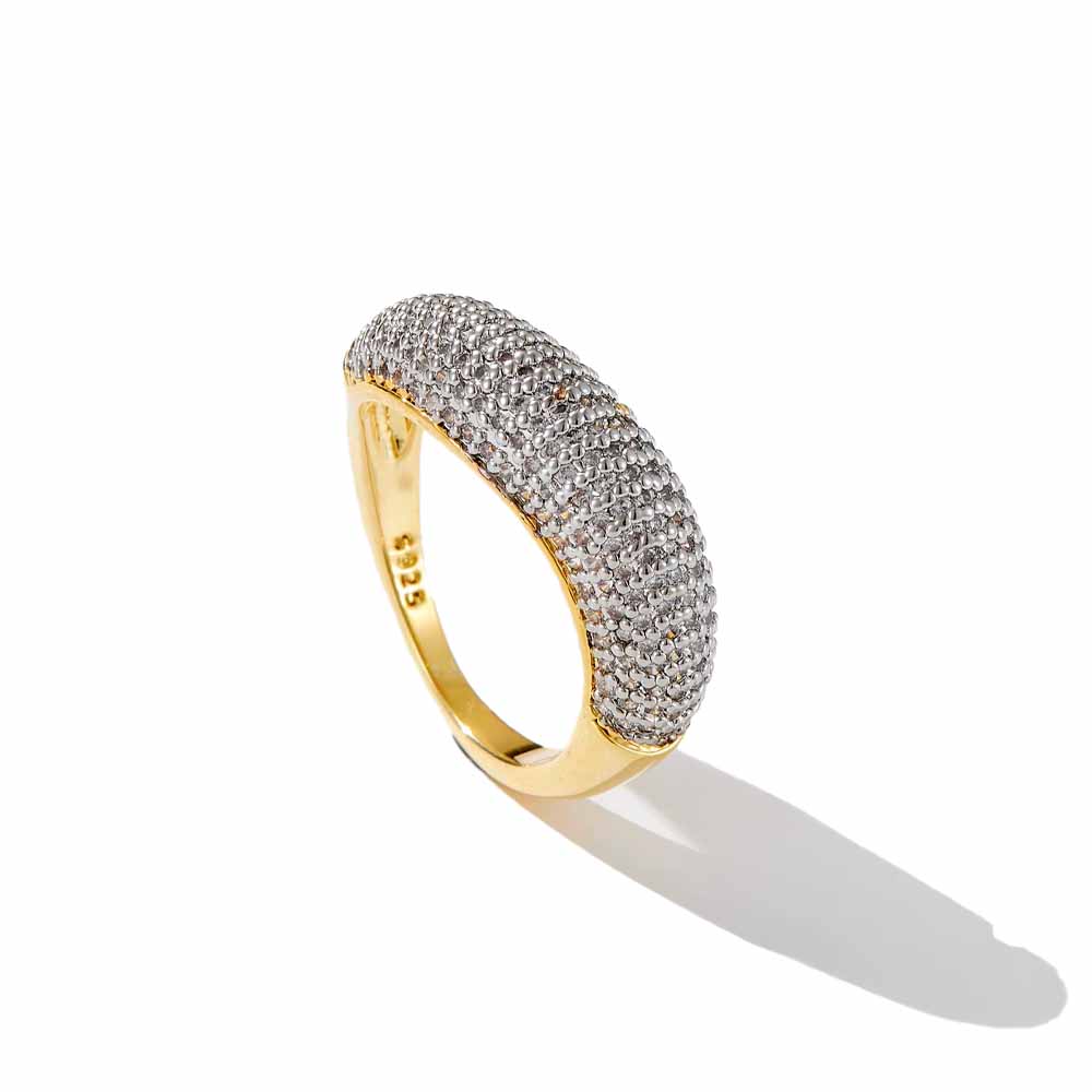 Valkyria Curve rings in gold and silver - Carleigh