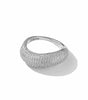 Valkyria Curve rings in gold and silver - Carleigh