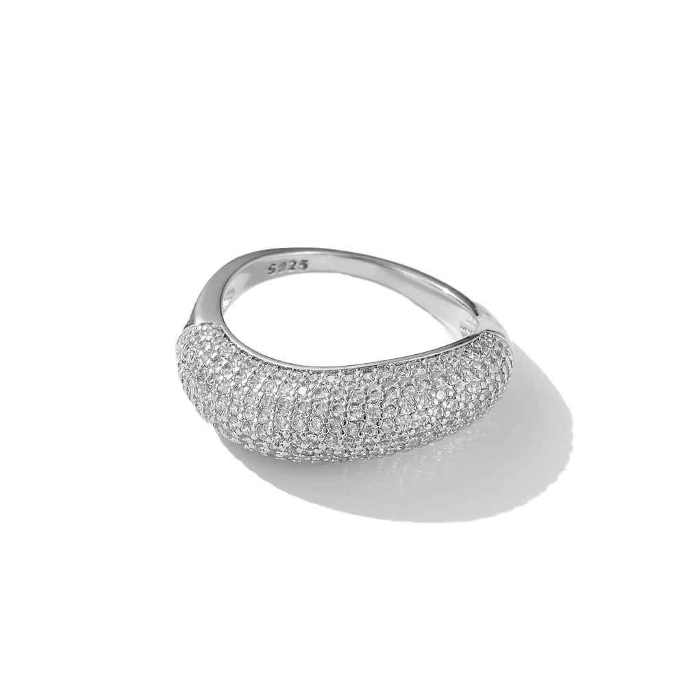 Valkyria Curve rings in gold and silver - Carleigh