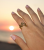 Double Wavy Ring - Maggie