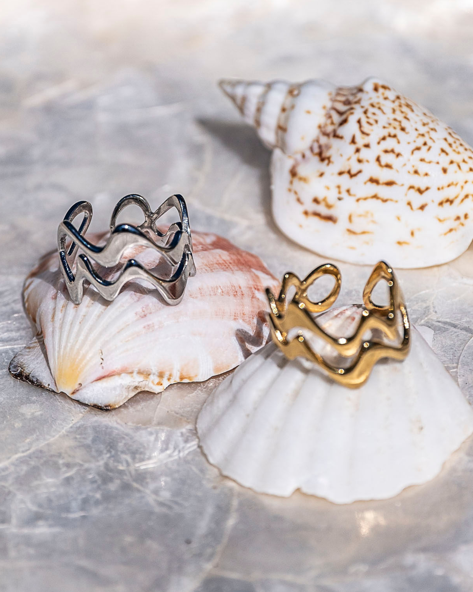 Double Wavy Ring - Maggie
