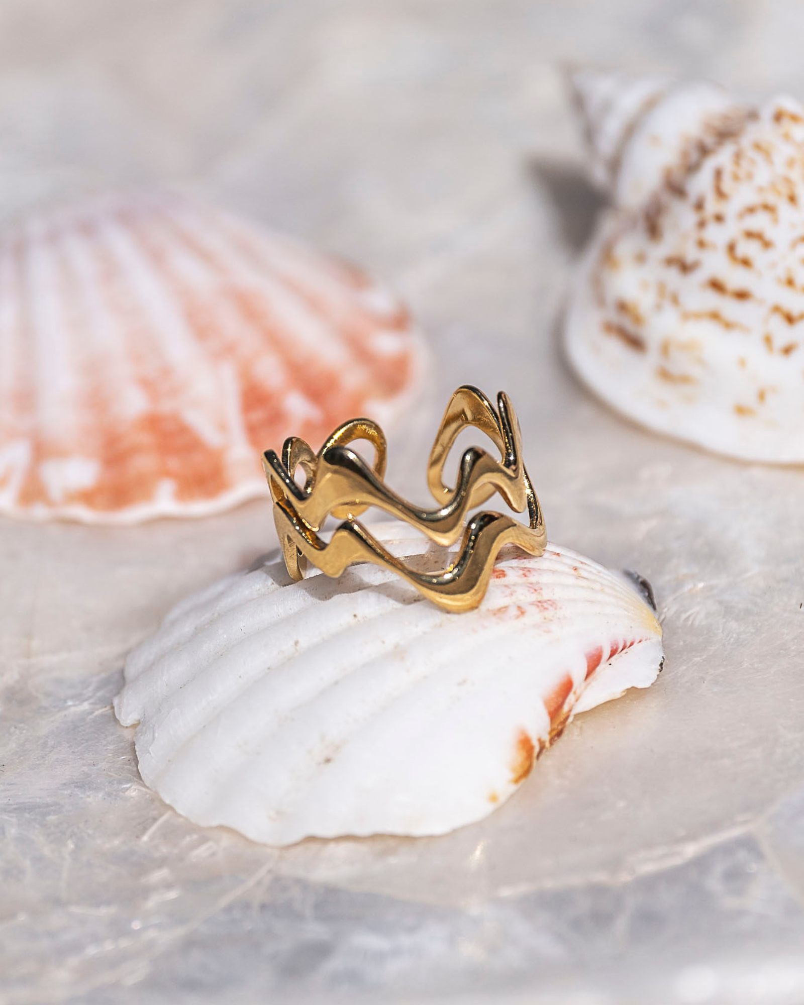 Double Wavy Ring - Maggie