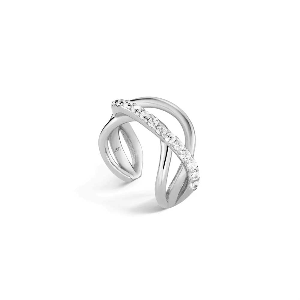 Ear Clip Classic  in gold and silver - Laure