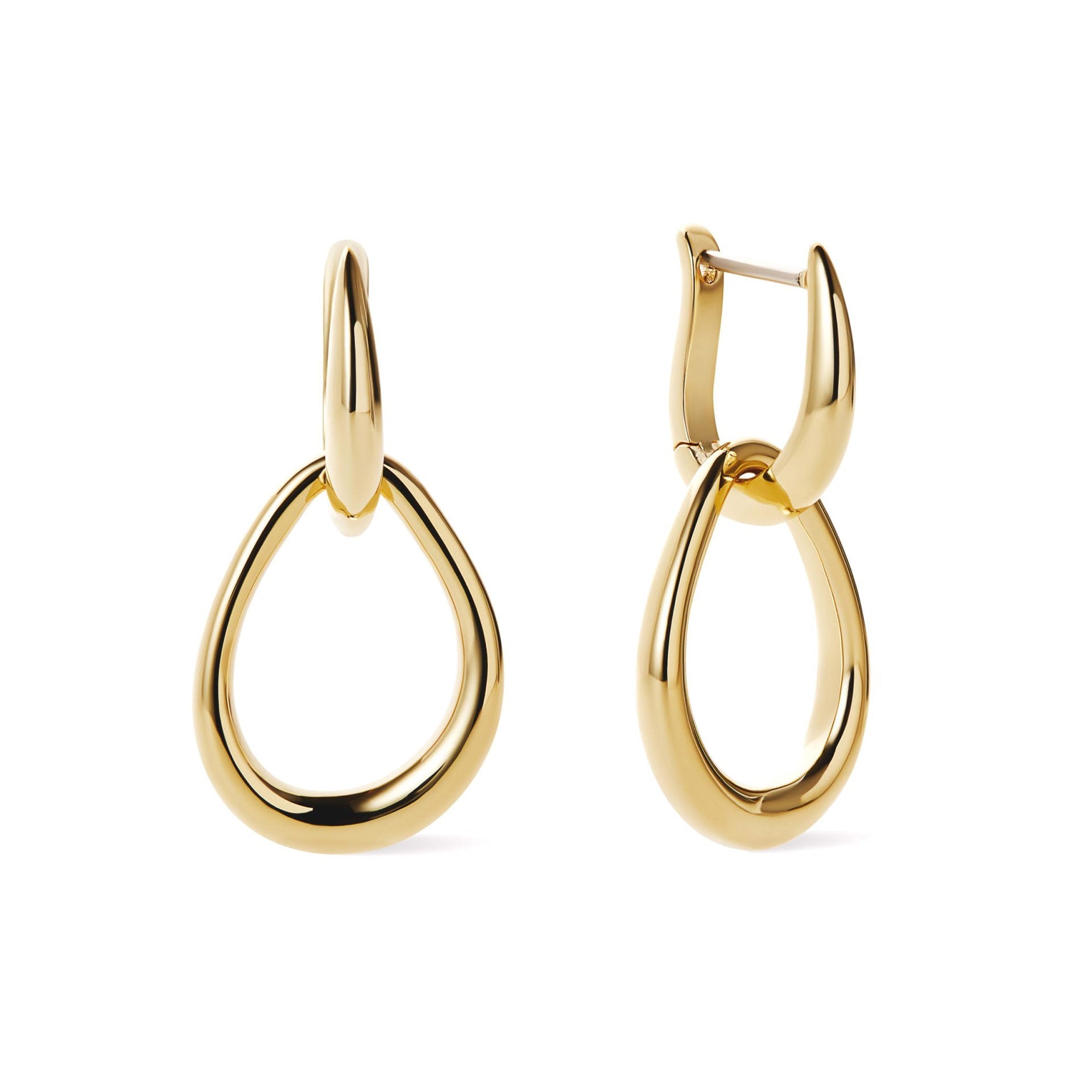 Elegant Geometric Earrings in gold - Harriet