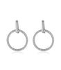 Earrings Hollow Circle s925 Silver  - Mccray
