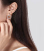 Earrings Hollow Circle s925 Silver  - Mccray