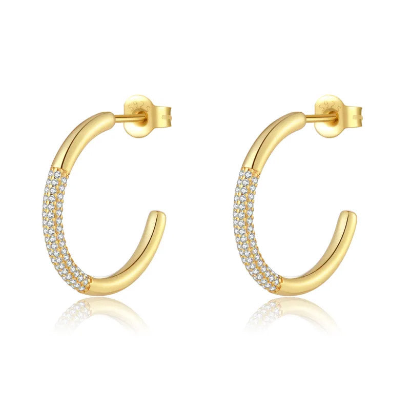 Earrings Iconic Hoops s925 - Dahlia