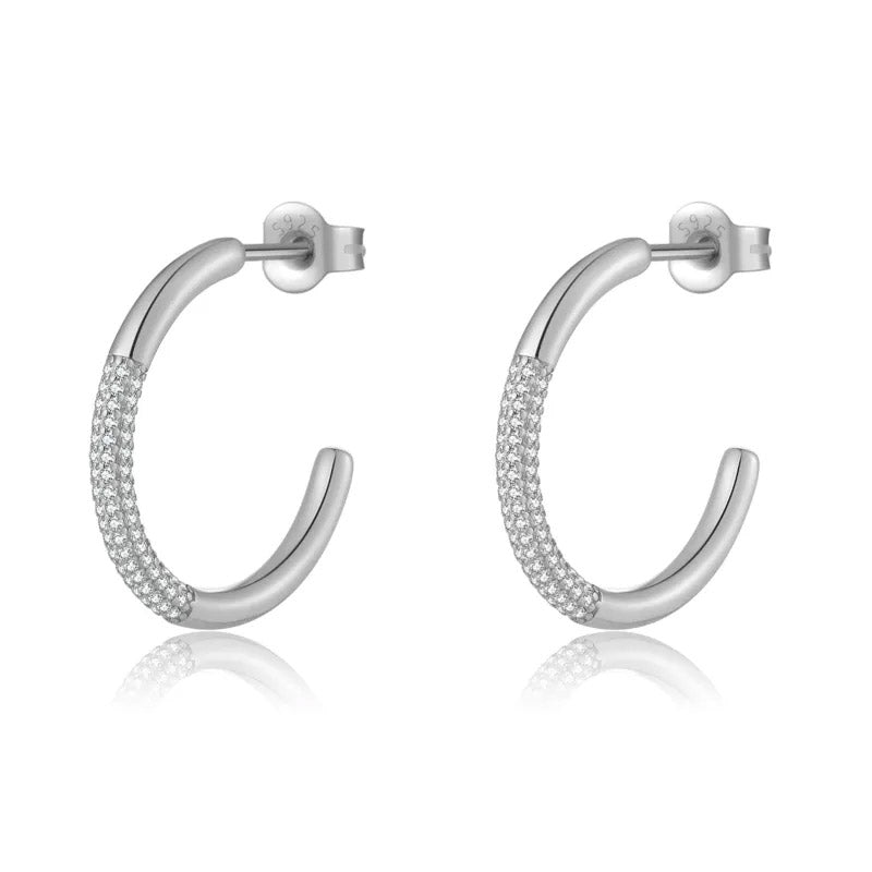 Earrings Iconic Hoops s925 - Dahlia
