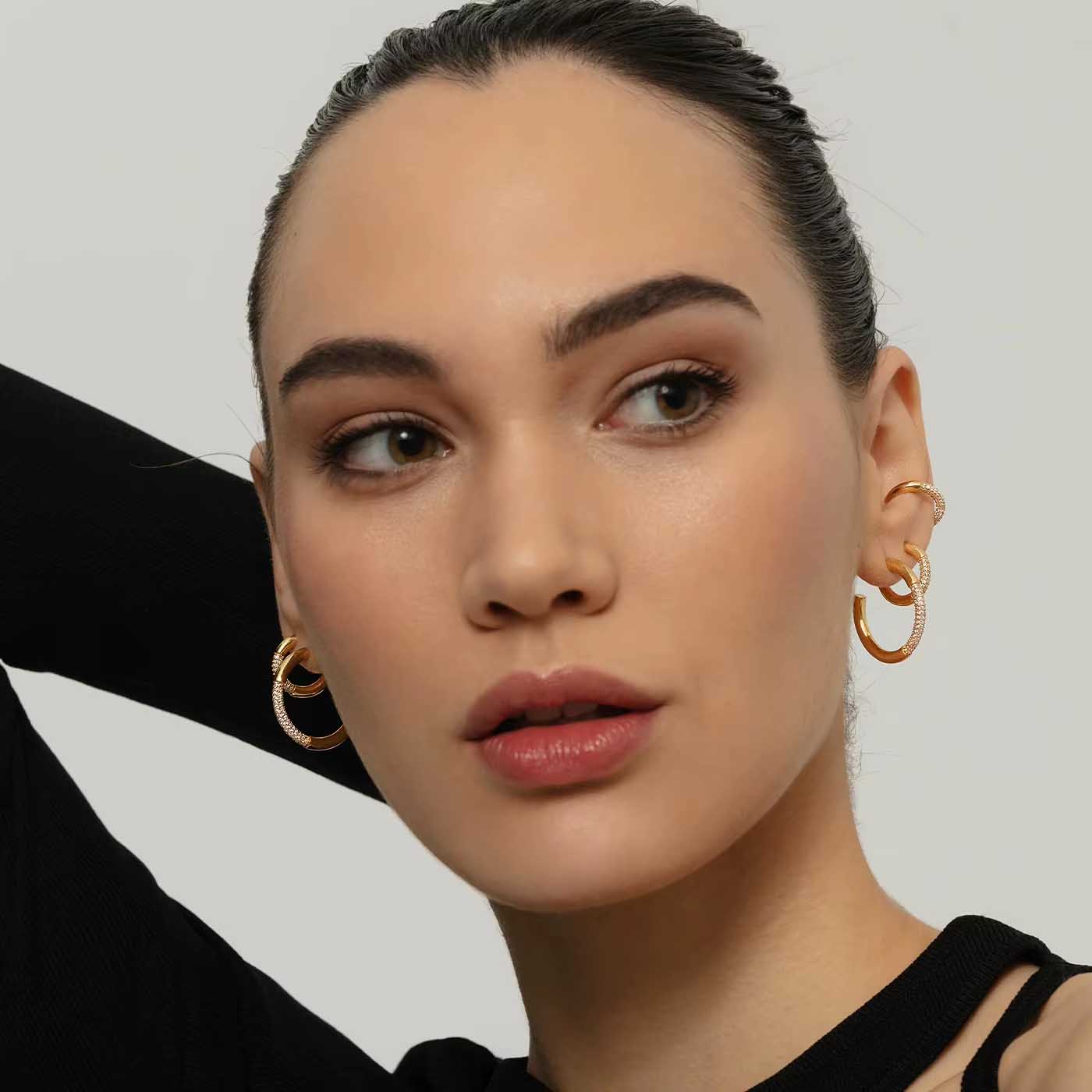 Earrings Iconic Hoops s925 - Dahlia