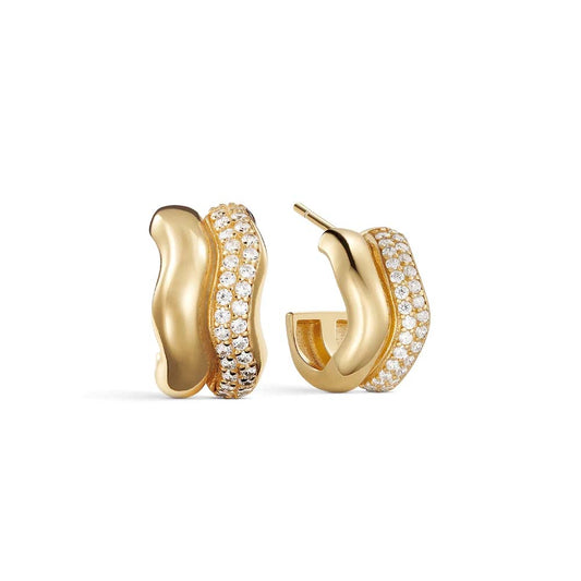 Earrings Marilyn's Classic Hoops  in gold and silver - Burton