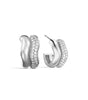 Earrings Marilyn's Classic Hoops  in gold and silver - Burton