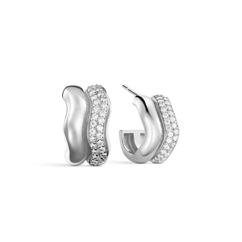Earrings Marilyn's Classic Hoops  in gold and silver - Burton