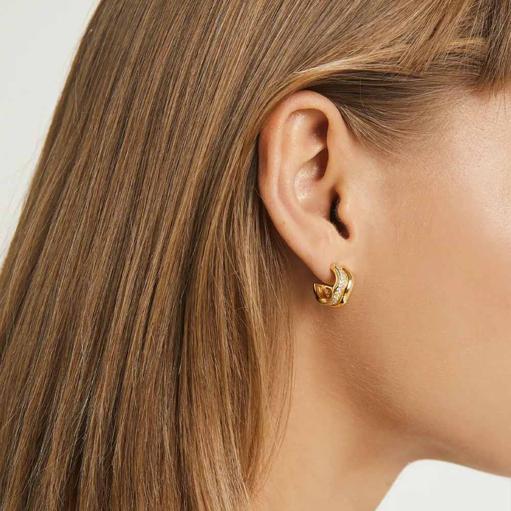Earrings Marilyn's Classic Hoops  in gold and silver - Burton