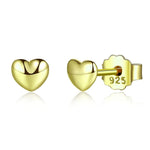Earrings Mini Lovies i, gold and silver - Luna