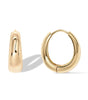 Elegant Round Gold Earrings - Willow
