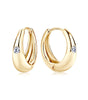 Earrings Sleek Touch in gold and silver - Bell