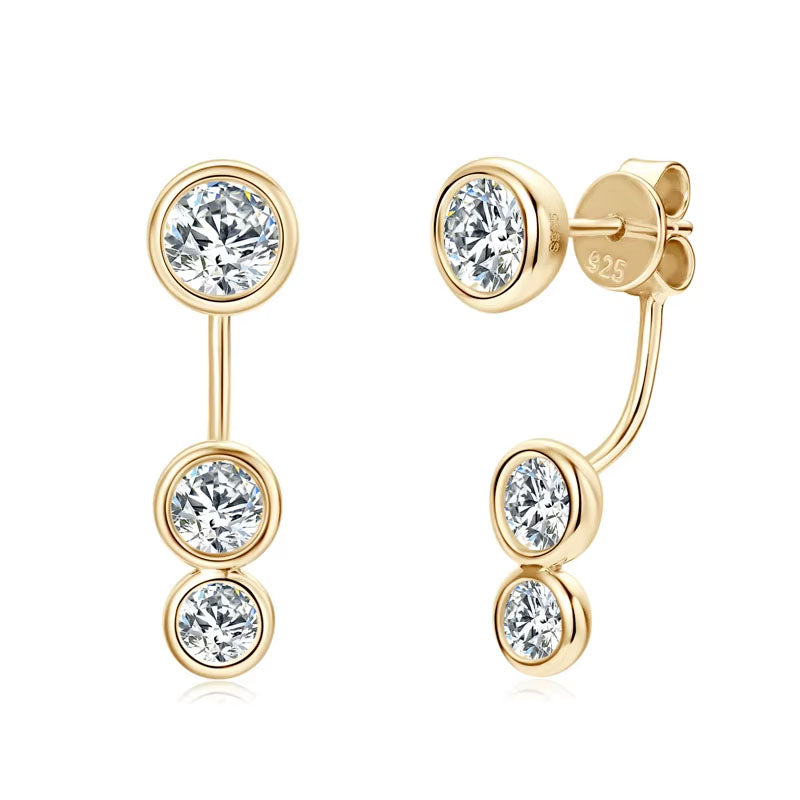 Earrings Snap Glare s925 - Lally