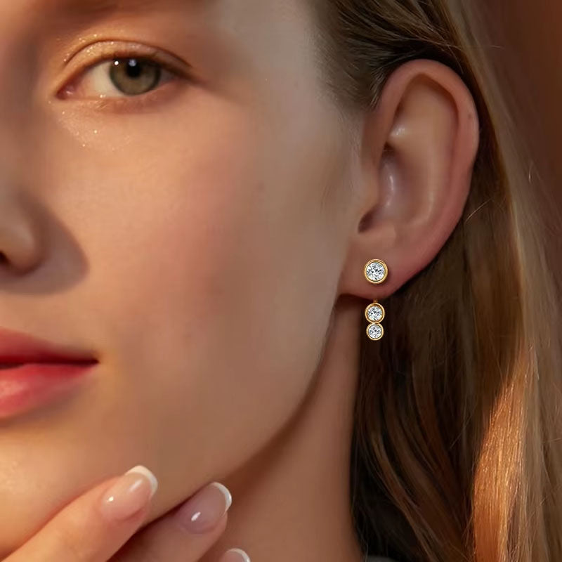 Earrings Snap Glare s925 - Lally