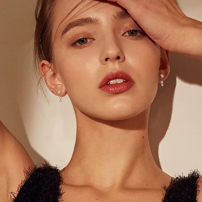 Earrings Snap Glare s925 - Lally