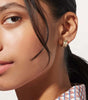Earrings Trendy Ovals in gold - Millie