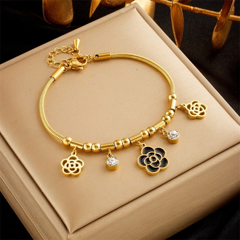 Vintage flower bracelet - Sheahan