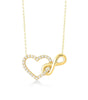 Necklace Amora in gold and silver - Abril