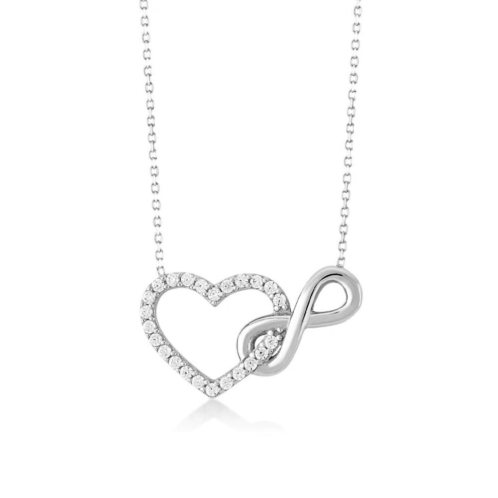 Necklace Amora in gold and silver - Abril