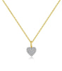 Necklace Brilliant Emblem  in gold and silver -  Malva