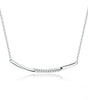 Necklace Crystal Sweep s925 Silver- Lacey