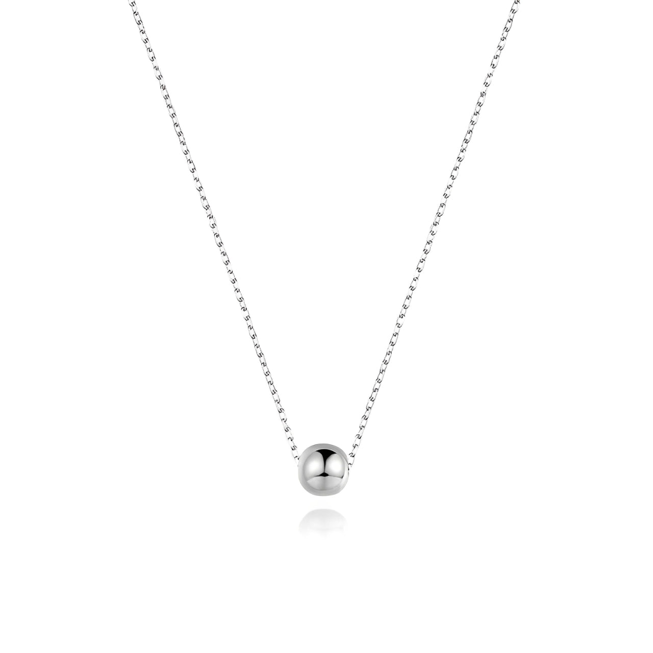 Necklace Dangling Bead in gold and silver - Mckenzie