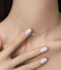 Necklace Dangling Bead in gold and silver - Mckenzie
