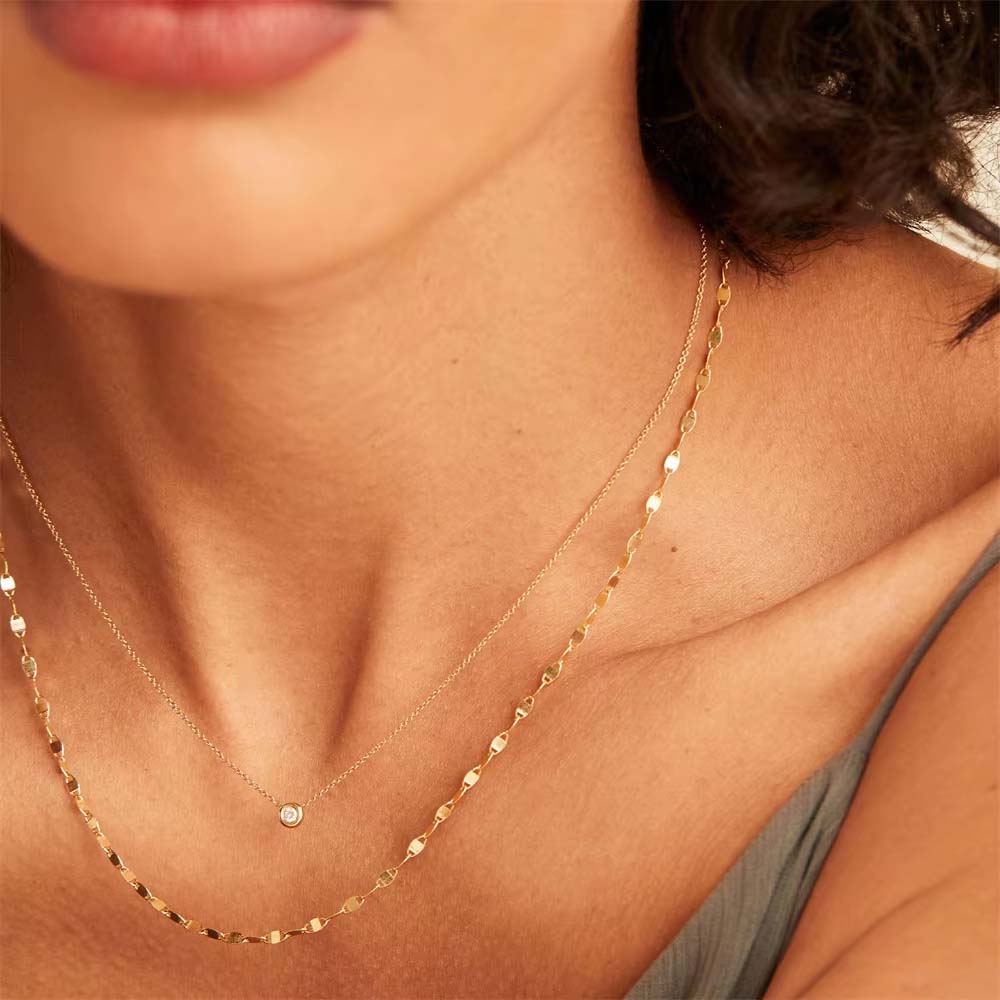 Necklace Essential Chain  in gold - Frye