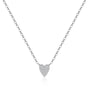 Necklace Heart Ornament in gold and silver - Jamie
