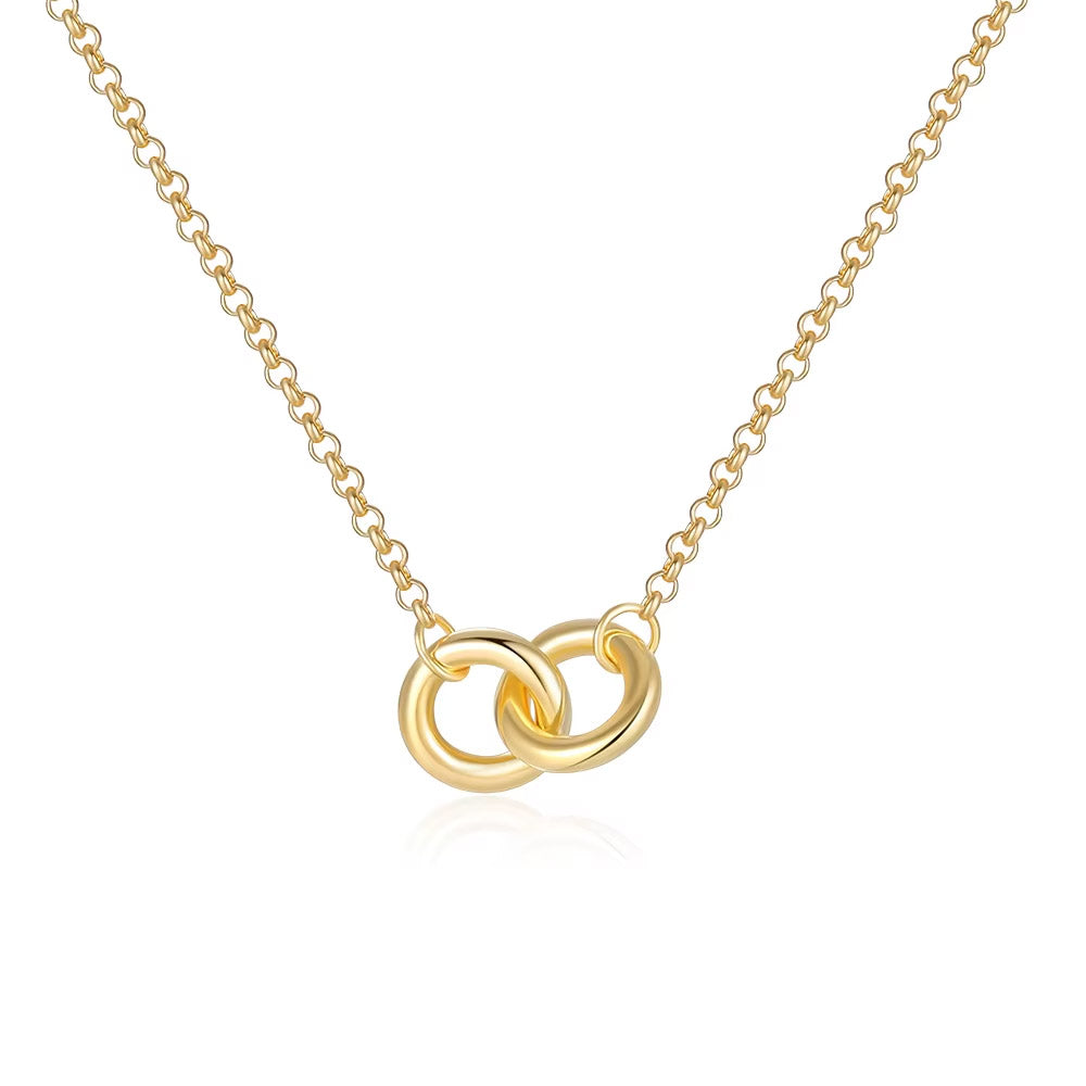 Necklace Twin in gold - Kaela